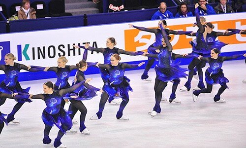 Synchro Skating Makes Grand Debut